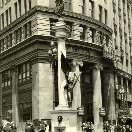 [Native Sons Statue located at Market between Turk and Mason streets]