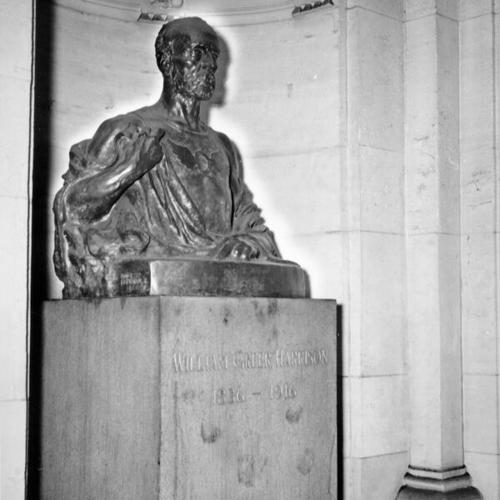 [Statue of William Greer Harrison at the Olympic Club]