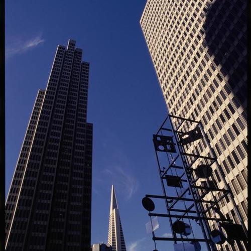 Embarcadero 2 and 3 with Transamerica Pyramid in background