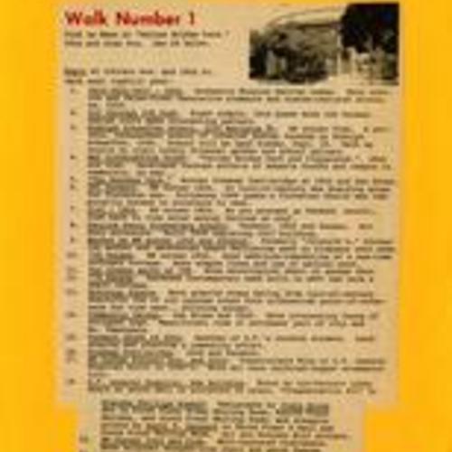 Discover Potrero Hill, Walk Number 1, Potrero Hill Neighborhood Tours, September 1976