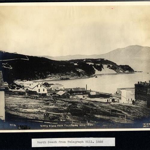 North Beach from Telegraph Hill. 1856
