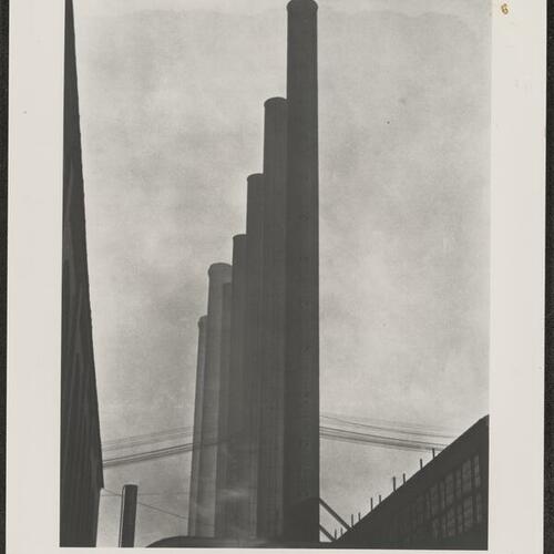 Print of "Steel: Armco, Middletown, Ohio", 1922 at San Francisco Museum of Modern Art