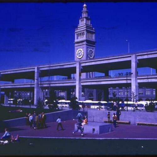 [Embarcadero Freeway and Ferry Building]