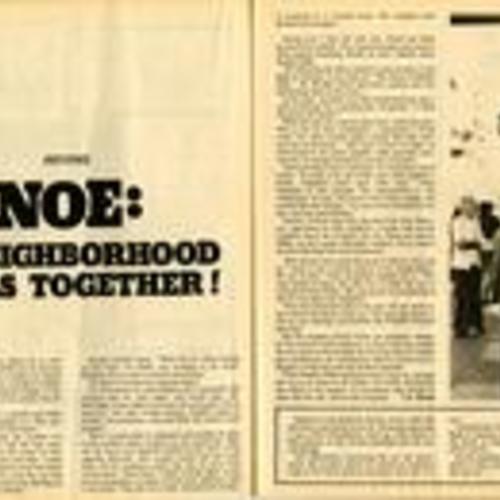 "Noe, a Neighborhood Pulls Together", The Bystander, December 1976