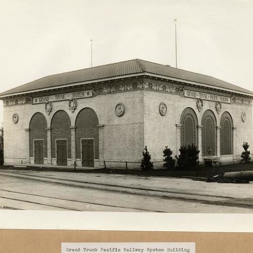 Grand Trunk Pacific Railway System building