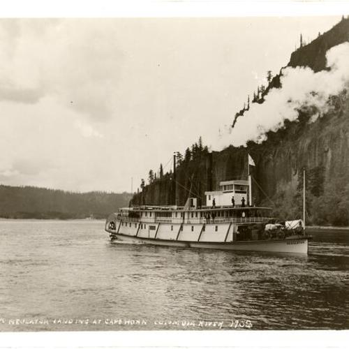 [Regulator Landing at Cape Horn Columbia River, 1903]