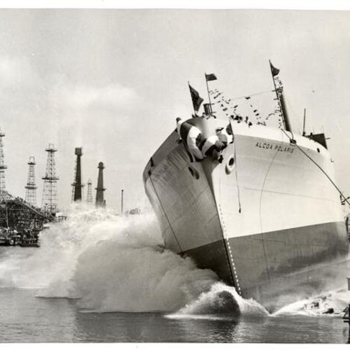 ["Alcoa Polaris" launched in Long Beach]