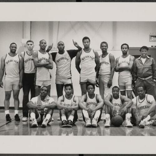 Boeddeker Park Men's Basketball team photo