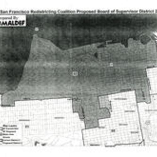 San Francisco Redistricting Coalition Proposed Board of Supervisor Districts - 3-28-02 (3 of 11)