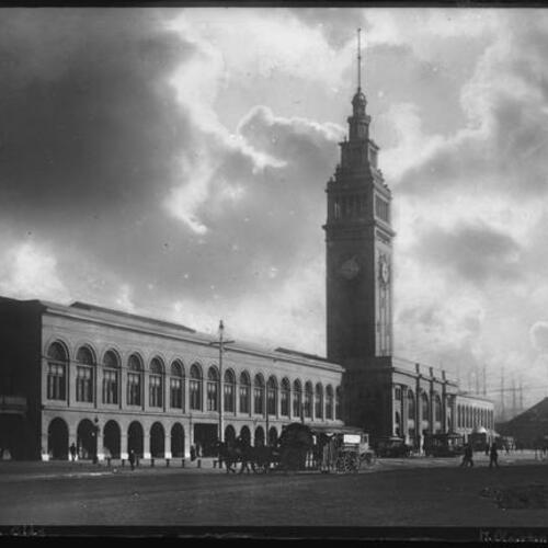 Ferry Building along the Embarcadero
