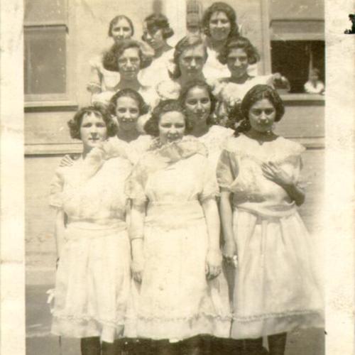 [Group of young women, Visitacion Valley]
