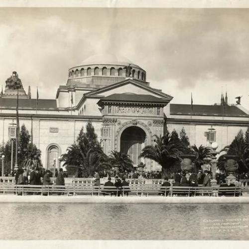 [Front view of Palace of Manufactures]