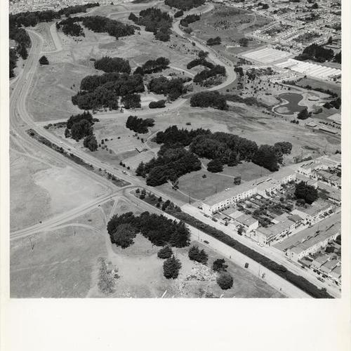 [Aerial view of McLaren Park]