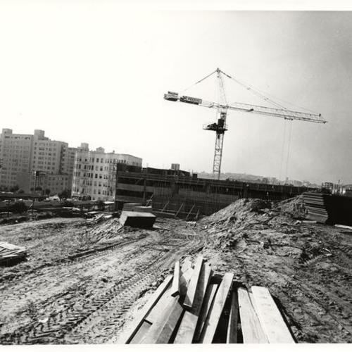 [Construction of Western Park Apartments in the Western Addition district]