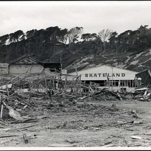 [Demolition of Playland at the Beach]