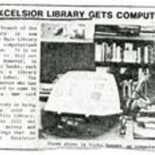 Excelsior library gets computer