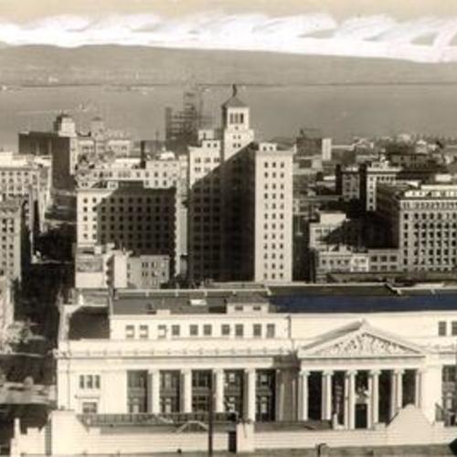 [View of downtown San Francisco, looking southeast]