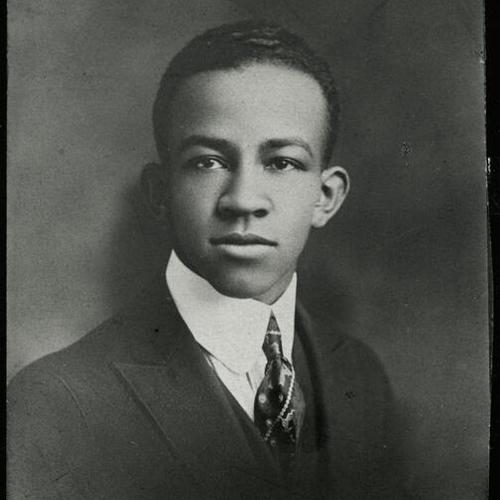 [Portrait of Alonzo as a young man at age 21 or 22]