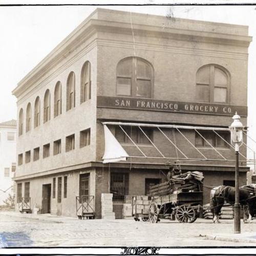 [Exterior of San Francisco Grocery Co.]