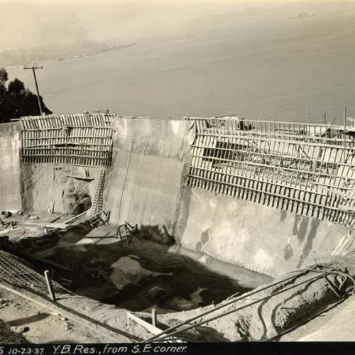 [Construction of reservoir on Yerba Buena Island]