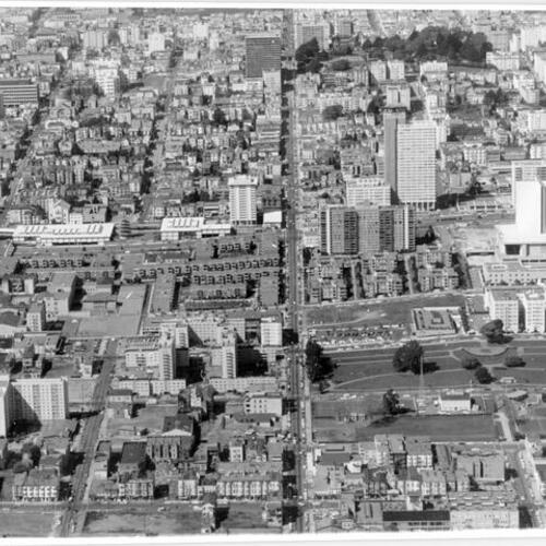 [Aerial view of the Western Addition district]