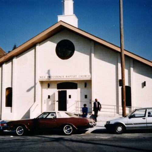[View of the front of New Providence Baptist Church]