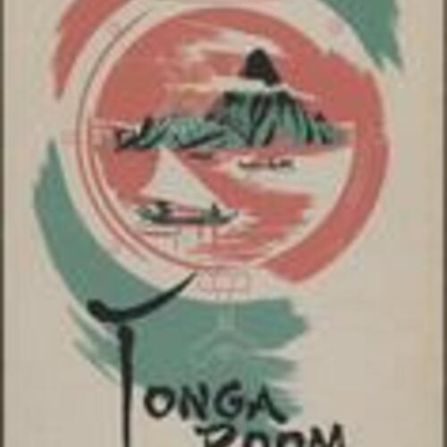 Tonga Room menu