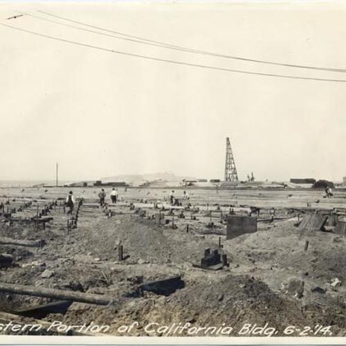 [Construction of California Building for the Panama-Pacific International Exposition]