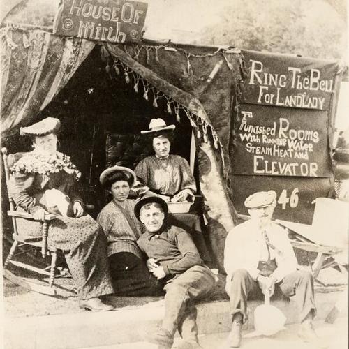 Refugee's shack. Jefferson Square, April, 1906