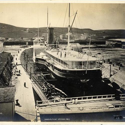 Hunters Point Dry Dock 1867