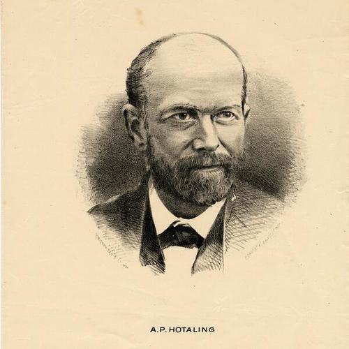 [Drawing of A.P. Hotaling]