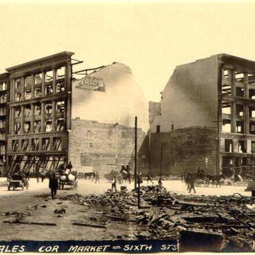 [Ruins of Hale's Department Store, destroyed in the earthquake and fire of 1906]