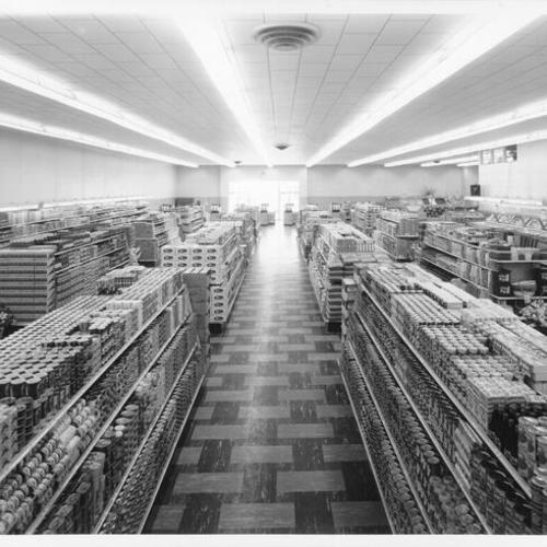 [Interior of a Safeway grocery store]