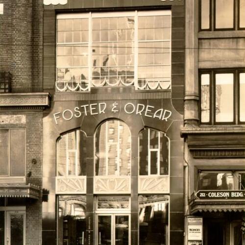 [Foster and Orear candy store, 216 Stockton Street]