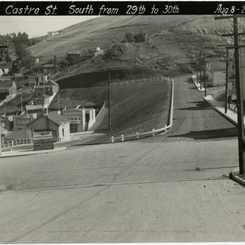 [Castro street south from 29th to 30th streets]