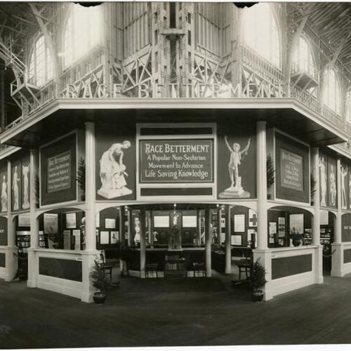 [Advancement of health exhibit at the Panama-Pacific International Exposition]