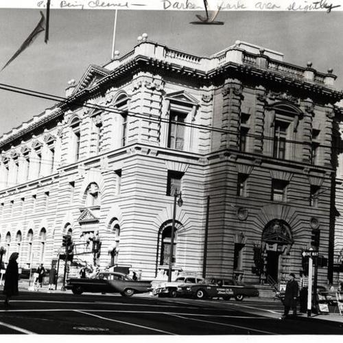 [Cleaning job of the exterior at Seventh and Mission Post Office almost completed]