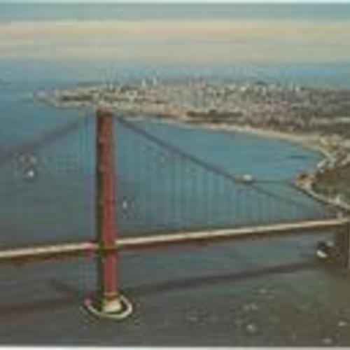 [Aerial View of Golden Gate Bridge]