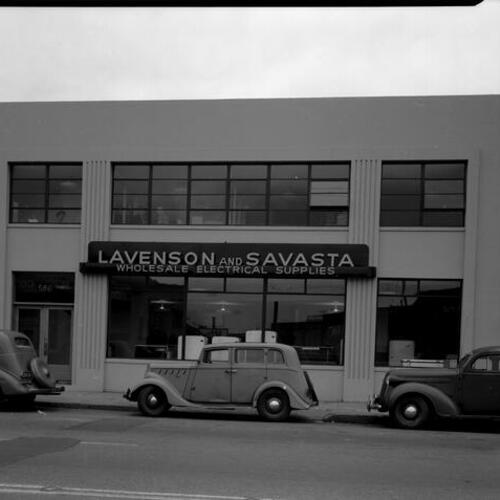 [586 6th Street, Lavenson and Savasta Wholesale Electrical Supplies]