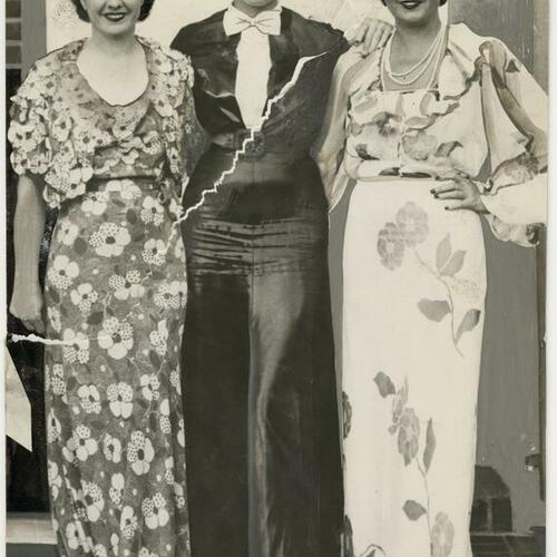 Natalie, Constance, and Norma Talmadge pose for portrait