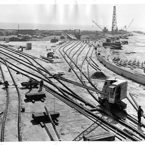 [Construction of the Mission Rock Terminal]