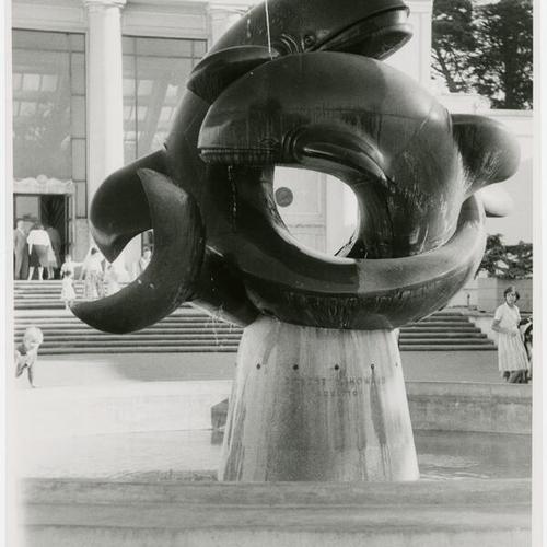 [Whale sculpture outside the Steinhart Aquarium in Golden Gate Park]