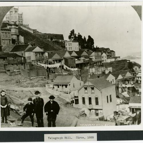 Telegraph Hill. Circa, 1885