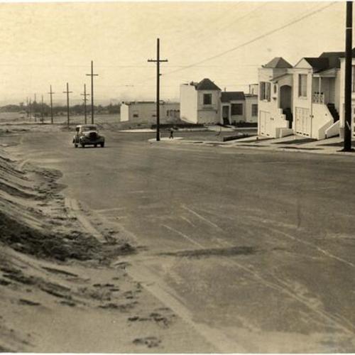 [Pacheco Street looking west from 32nd Avenue]