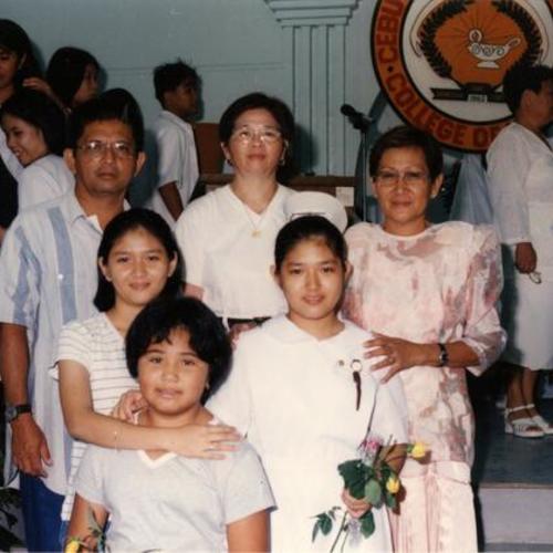 [Mary's sister and grandma visited the Philippines to attend nursing pinning ceremony of cousin]