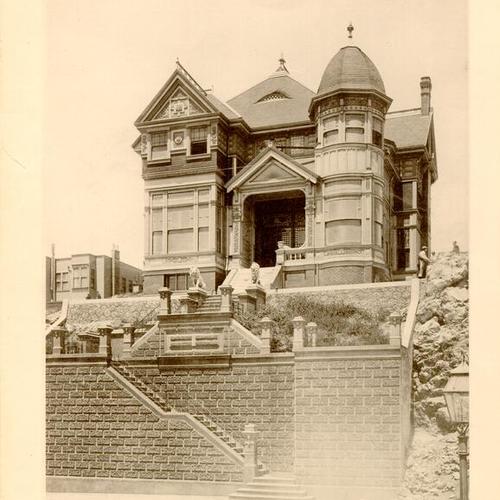 ARTISTIC HOMES OF CALIFORNIA. Residence of J. J. RAUER, North Side of Ellis, Between Gough and Octavia Streets