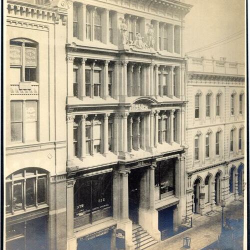 McCreery Building, 310 Pine Street.. October, 1888