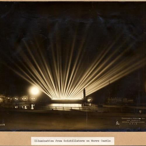 Illumination from Scintillators on Morro Castle