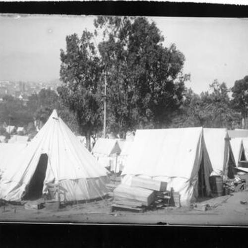 [Refugee camp in Jefferson Square]