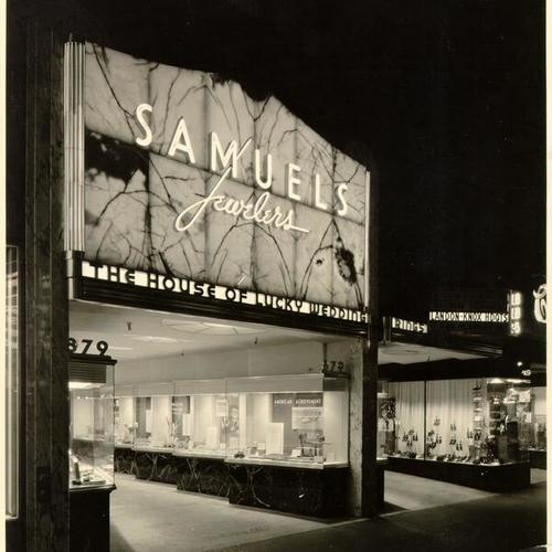 [Entrance to Samuels Jewelers]